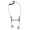 Professionals Choice Rope Headstall 3 Piece Snaffle Gag Bit