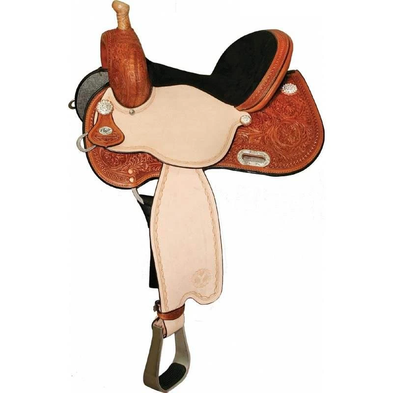 Circle Y Lisa Lockhart Barrel Racer Saddle-Wide Fit 1 Circle Y Lisa Lockhart Barrel Racer Saddle-Wide Fit