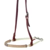 NRS Black Lace Rawhide Covered Double Rope Noseband