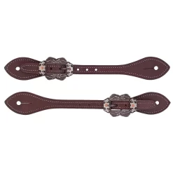 Weaver Leather Oiled Canyon Rose Straight Spur Straps