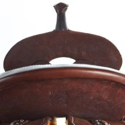 Burns Saddlery 14 1/2 Inch 20FDX Chocolate Roughout Barrel Saddle -Equestrian Supplies Sale BR 3000 145 20 FDX 2