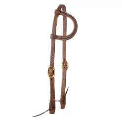 Dutton Bits NRS By Swept Back Shank Copper Wrapped Dogbone Bit Bridle Set -Equestrian Supplies Sale DUTTON 11