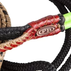 Fabio Riberio 7 Plait American Braided Bull Rope-Left Handed 5 Fabio Riberio 7 Plait American Braided Bull Rope-Left Handed -Equestrian Supplies Sale FR BR1 L blk lime 3
