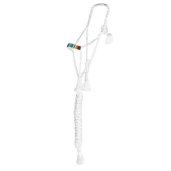 Professionals Choice Beaded Halter With A 10` Lead -Equestrian Supplies Sale HRCB WHI SER 01