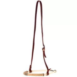 NRS Black Lace Rawhide Covered Double Rope Noseband -Equestrian Supplies Sale NB302 11