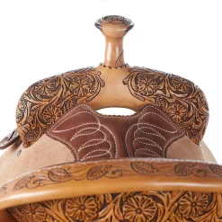 Martin Saddlery Martin Natural Antique Nutmeg Suede Seat Team Roper -Equestrian Supplies Sale NRS 6745 2