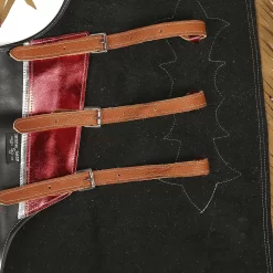 Saddle Barn Tack Pro Rodeo Chap W/Black/Red Metallic -Equestrian Supplies Sale SB27 10 21