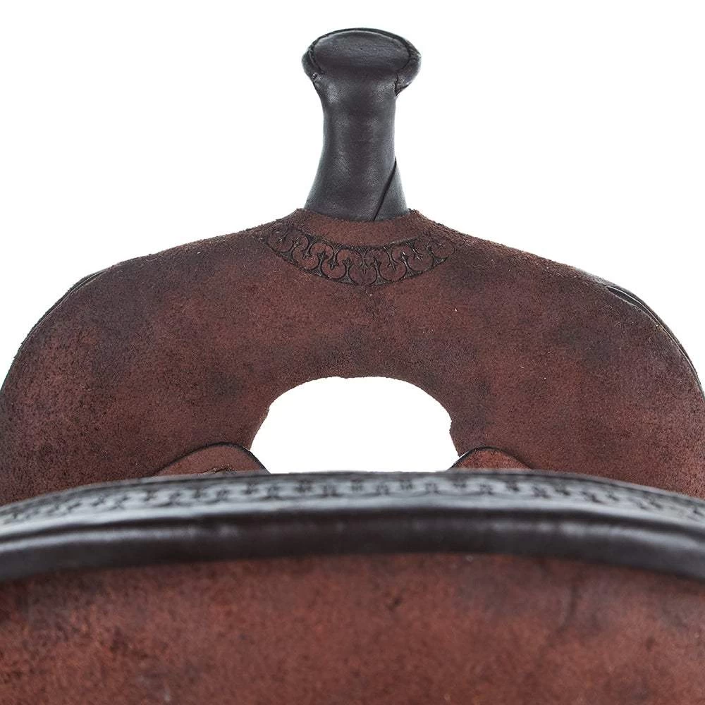 High Horse High Horse Lindale 13 Inch Chocolate Roughout Barrel Saddle 3 High Horse High Horse Lindale 13 Inch Chocolate Roughout Barrel Saddle - Image 3