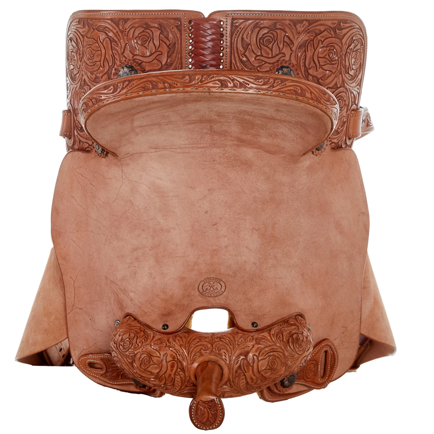 Tomahawk 1/2 Breed Rose Floral Barrel Saddle 5 Tomahawk 1/2 Breed Rose Floral Barrel Saddle - Image 5